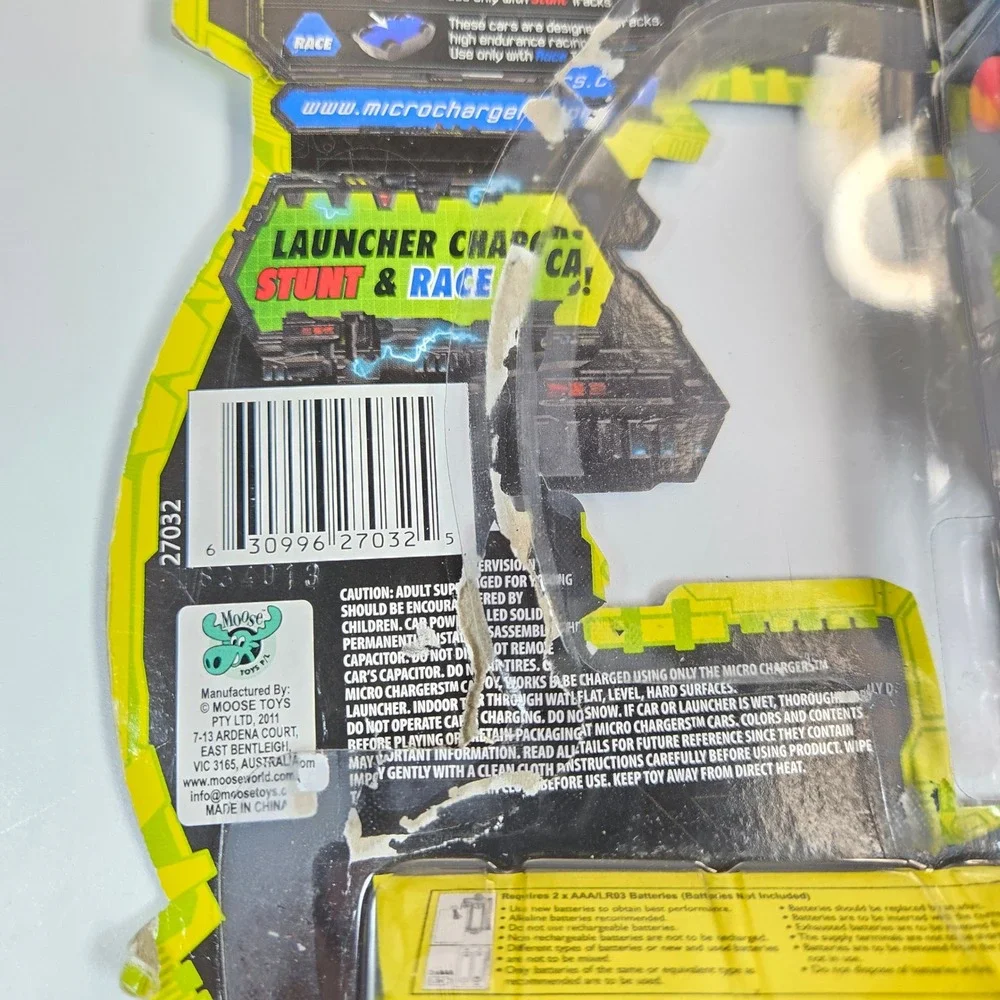 Micro Chargers Electronic Micro Racing‎ Cars Launcher Pack Moose Toys 27032 New